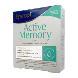Эфамол Брейн Мемори Актив / Efamol Brain Active Memory капсулы №30 в Кемерове и области фото