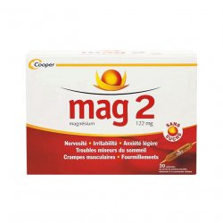 Маг 2, Mag 2, Магний 122мг ампулы для питья б/сахара №30 в Кемерове и области фото